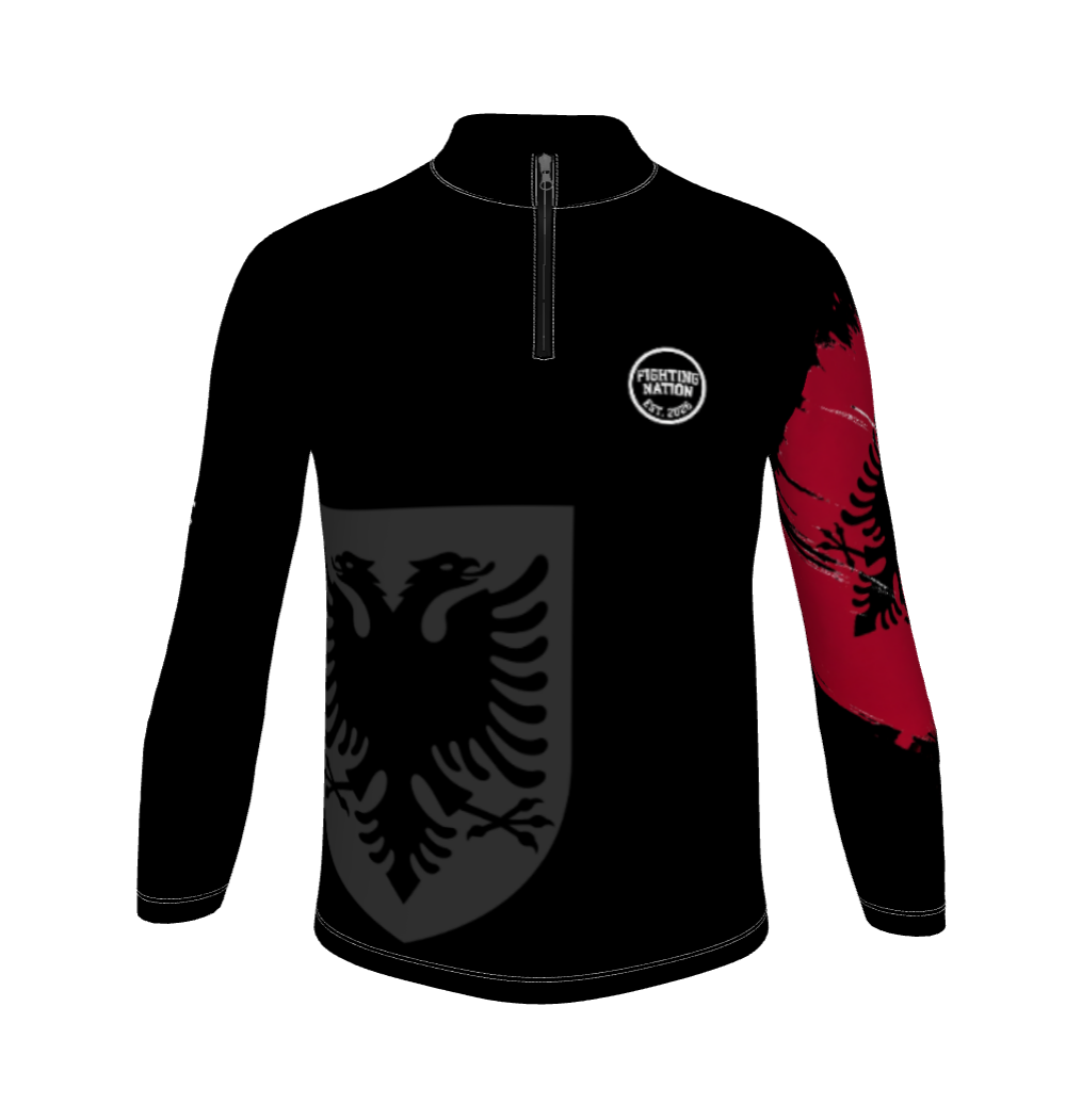 Fighting Nation Long Shirt Albania