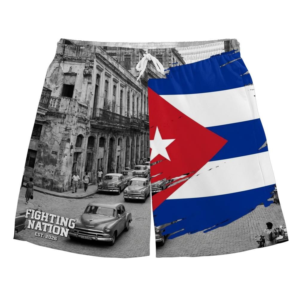 Fighting Nation Sport Shorts Cuba
