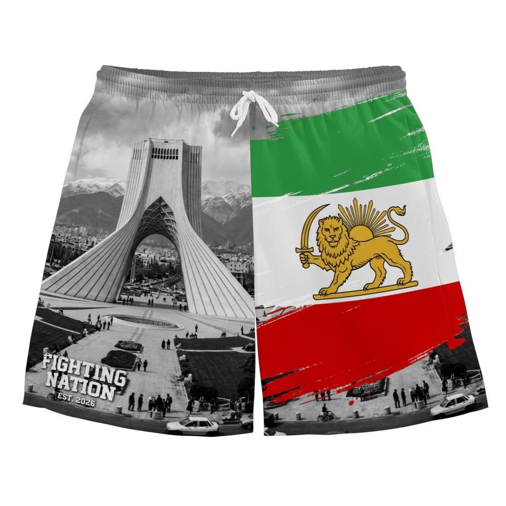 Fighting Nation Sport Shorts Iran