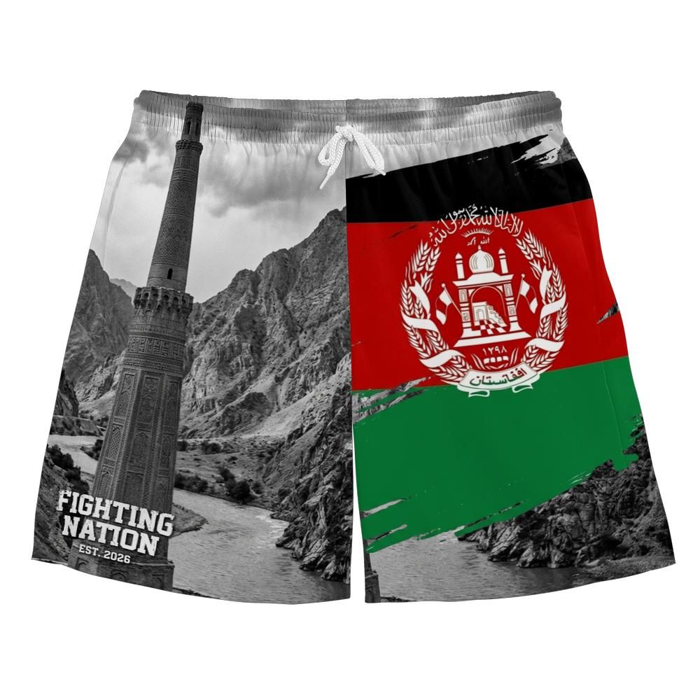Fighting Nation Sport Shorts Afghanistan