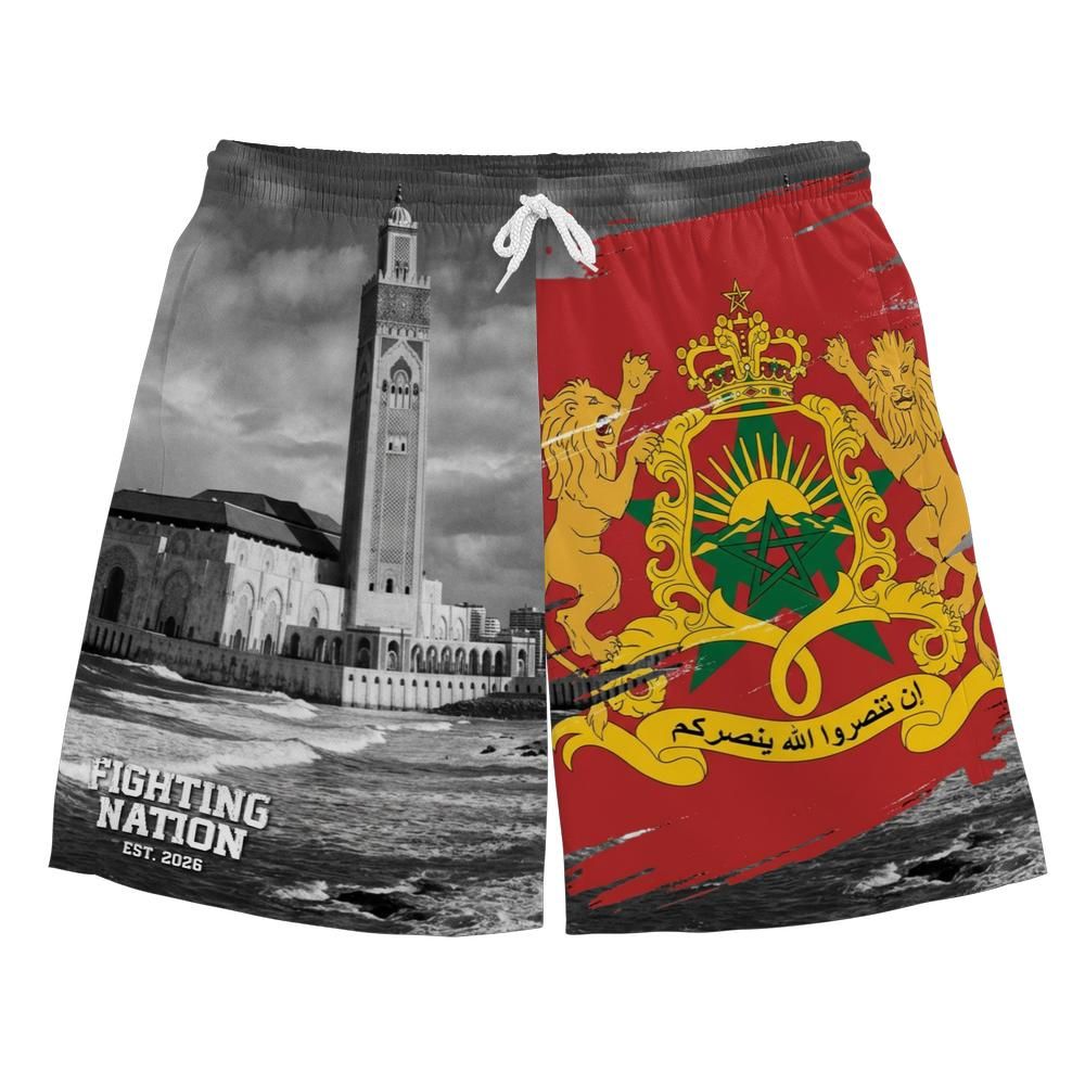 Fighting Nation Sport Shorts Morocco