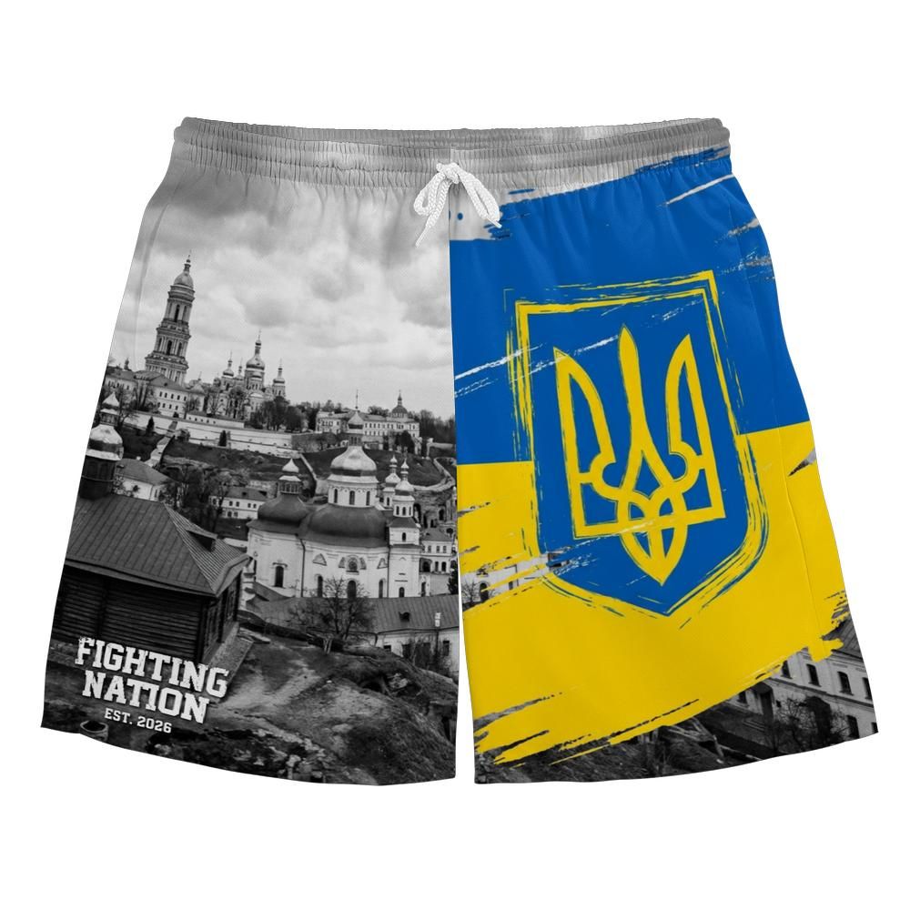 Fighting Nation Sport Shorts Ukraine